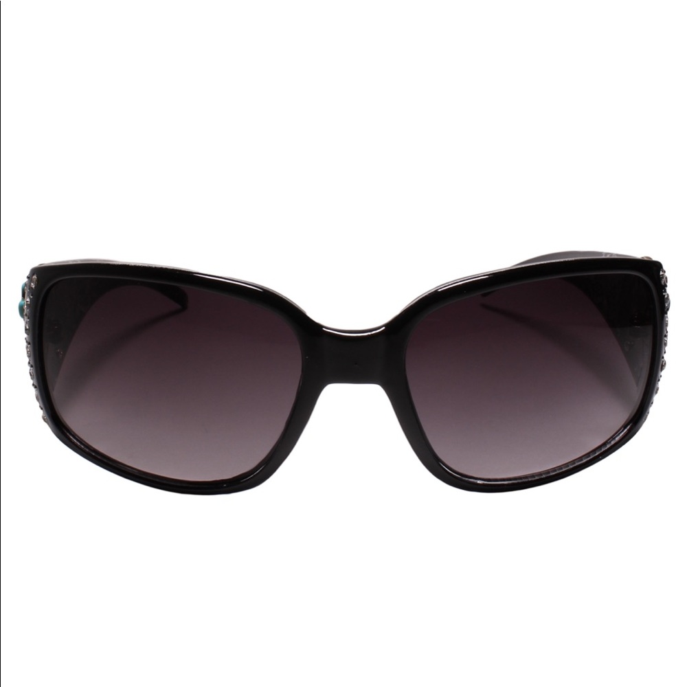 Rhinestone Western Bling Cowgirl Style Sunglasses - Picture 2 of 3